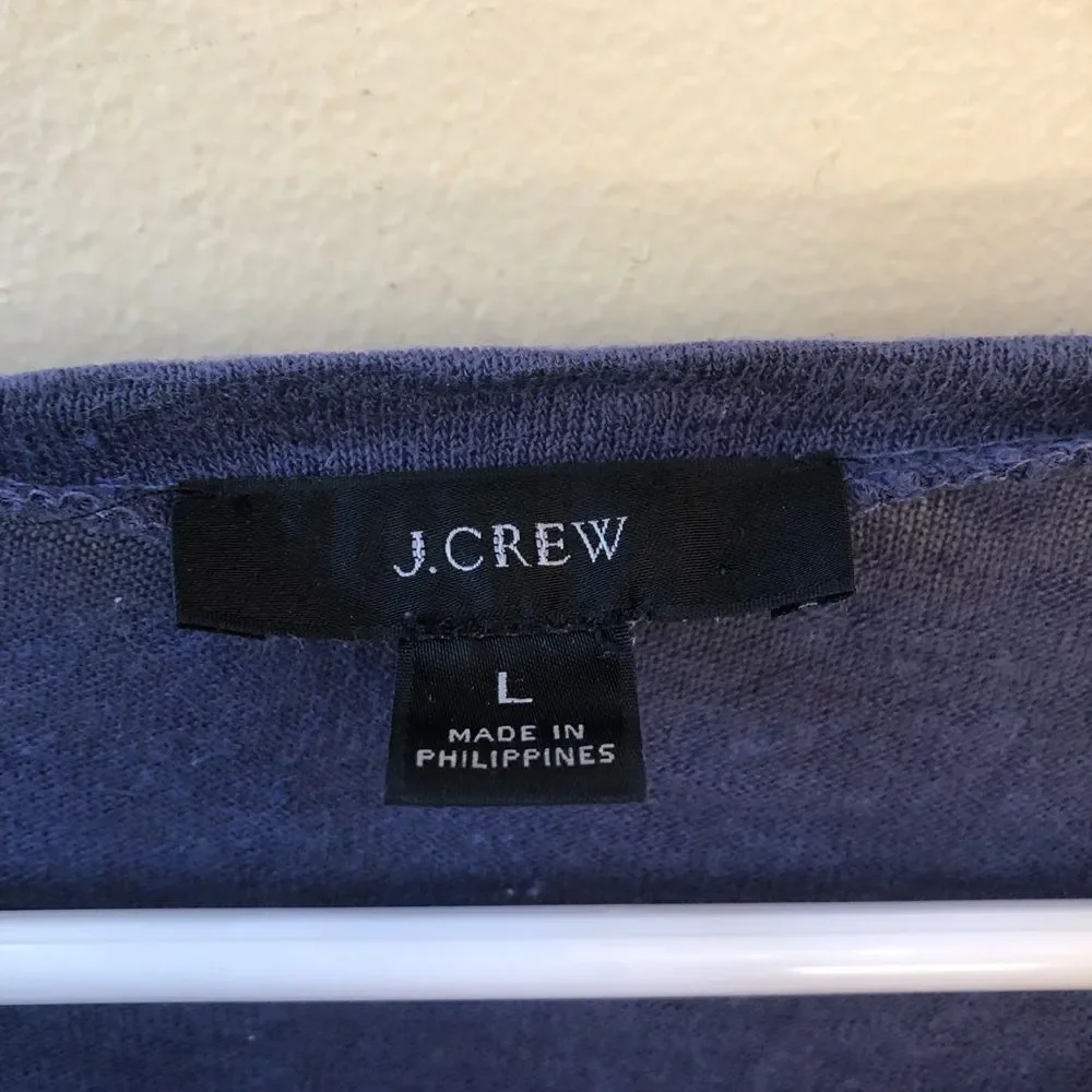 J Crew Linen Short Sleeve Shirt